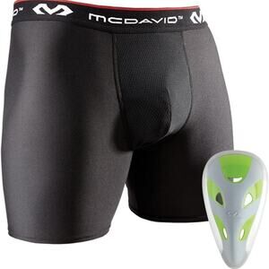 McDavid 9255 Compression Shorts with Protective Cup Teen Large